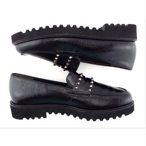paul green studded loafers